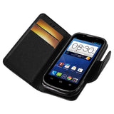 REIKO ZTE OVERTURE 3-IN-1 WALLET CASE IN BLACK