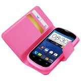 REIKO ZTE OVERTURE 3-IN-1 WALLET CASE IN HOT PINK