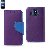 REIKO ZTE OVERTURE 3-IN-1 WALLET CASE IN PURPLE