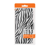 REIKO IPHONE 6 3-IN-1 ANIMAL ZEBRA PRINT WALLET CASE IN BLACK
