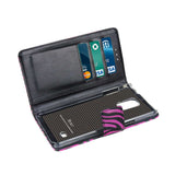 REIKO SAMSUNG GALAXY NOTE 4 3-IN-1 ANIMAL ZEBRA PRINT WALLET CASE IN HOT PINK