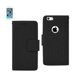 REIKO IPHONE SE/ 5S/ 5 BRAIDED WALLET CASE IN BLACK