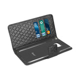 REIKO SAMSUNG GALAXY S6 EDGE PLUS RHOMBUS WALLET CASE IN BLACK