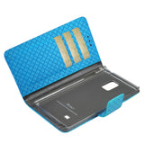 REIKO SAMSUNG GALAXY NOTE EDGE BRAIDED WALLET CASE IN BLUE