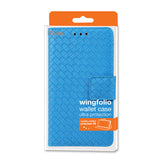 REIKO SAMSUNG GALAXY NOTE EDGE BRAIDED WALLET CASE IN BLUE