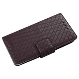 REIKO SAMSUNG GALAXY NOTE 4 BRAIDED WALLET CASE IN BROWN