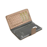 REIKO SAMSUNG GALAXY NOTE 4 RHOMBUS WALLET CASE IN CHAMPAGNE