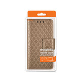 REIKO SAMSUNG GALAXY NOTE 4 RHOMBUS WALLET CASE IN CHAMPAGNE