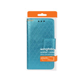 REIKO SAMSUNG GALAXY S5 RHOMBUS WALLET CASE IN BLUE