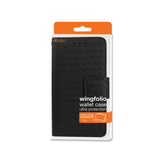 REIKO SAMSUNG GALAXY S6 BRAIDED WALLET CASE IN BLACK