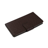 REIKO SAMSUNG GALAXY S6 BRAIDED WALLET CASE IN BROWN