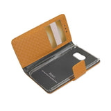 REIKO SAMSUNG GALAXY S6 BRAIDED WALLET CASE IN YELLOW