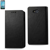 REIKO LG L90 FLIP FOLIO CASE WITH CARD HOLDER IN BLACK