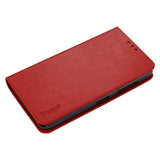REIKO NOKIA LUMIA 635 FLIP FOLIO CASE WITH CARD HOLDER IN RED
