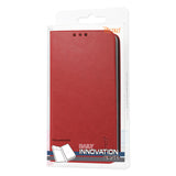 REIKO NOKIA LUMIA 635 FLIP FOLIO CASE WITH CARD HOLDER IN RED