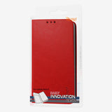 REIKO SAMSUNG GALAXY NOTE 4 FLIP FOLIO CASE WITH CARD HOLDER IN RED