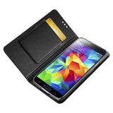 REIKO SAMSUNG GALAXY S5 FLIP FOLIO CASE WITH CARD HOLDER IN BLACK