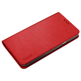 REIKO SAMSUNG GALAXY S5 FLIP FOLIO CASE WITH CARD HOLDER IN RED