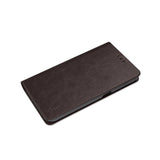 REIKO SAMSUNG GALAXY S6 FLIP FOLIO CASE WITH CARD HOLDER IN BROWN