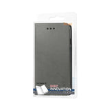 REIKO SAMSUNG GALAXY S6 FLIP FOLIO CASE WITH CARD HOLDER IN GRAY