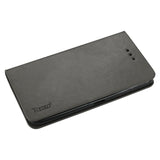 REIKO ZTE GRAND X MAX FLIP FOLIO CASE WITH CARD HOLDER IN GRAY