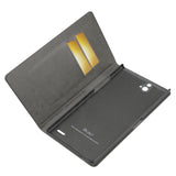 REIKO ZTE GRAND X MAX FLIP FOLIO CASE WITH CARD HOLDER IN GRAY
