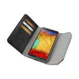 REIKO SAMSUNG GALAXY NOTE 3 STUDS WALLET CASE IN BLACK