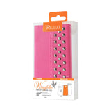 REIKO SAMSUNG GALAXY NOTE 3 STUDS WALLET CASE IN HOT PINK