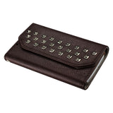 REIKO SAMSUNG GALAXY S4 STUDS WALLET CASE IN BROWN