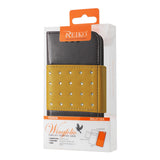REIKO IPHONE 5C JEWELRY DIAMOND STUDS BELT WALLET CASE IN BROWN