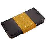 REIKO SAMSUNG GALAXY S4 JEWELRY DIAMOND STUDS BELT WALLET CASE IN BROWN