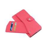 REIKO IPHONE 6 PLUS/ 6S PLUS WALLET CASE WITH SLIDE OUT POCKET AND FOLD STAND IN HOT PINK