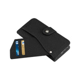 REIKO IPHONE 6/ 6S WALLET CASE WITH SLIDE OUT POCKET AND FOLD STAND IN BLACK