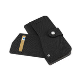 REIKO IPHONE SE WALLET CASE WITH SLIDE OUT POCKET AND FOLD STAND IN BLACK