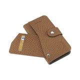 REIKO IPHONE SE WALLET CASE WITH SLIDE OUT POCKET AND FOLD STAND IN BROWN