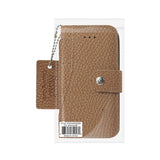 REIKO IPHONE SE WALLET CASE WITH SLIDE OUT POCKET AND FOLD STAND IN BROWN