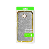 REIKO MOTOROLA MOTO E (2015) JEWELRY SLIM KARAT GLITTER CASE IN SILVER