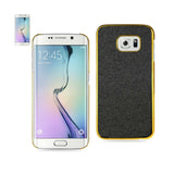 REIKO SAMSUNG GALAXY S6 EDGE JEWELRY SLIM KARAT GLITTER CASE IN BLACK