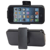 REIKO IPHONE SE/ 5S/ 5 HOLSTER COMBO CASE WITH KICKSTAND IN BLACK