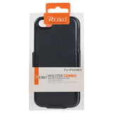 REIKO IPHONE SE/ 5S/ 5 HOLSTER COMBO CASE WITH KICKSTAND IN BLACK