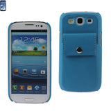 REIKO SAMSUNG GALAXY S3 DURABLE LEATHER PROTECTIVE CASE WITH BACK POCKETNAVY