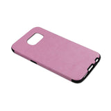 REIKO SAMSUNG GALAXY S6 GENUINE LEATHER SNAP ON CASE IN PINK