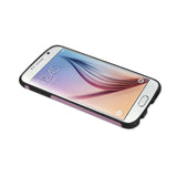 REIKO SAMSUNG GALAXY S6 GENUINE LEATHER SNAP ON CASE IN PINK