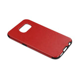 REIKO SAMSUNG GALAXY S6 GENUINE LEATHER SNAP ON CASE IN RED