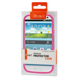REIKO SAMSUNG GALAXY S3 SLIM COMMUTE CASE IN BLACK HOT PINK