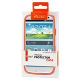 REIKO SAMSUNG GALAXY S3 SLIM COMMUTE CASE IN WHITE ORANGE