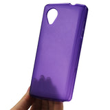 REIKO LG NEXUS 5 JELLY POLYMER GEL CASE IN PURPLE