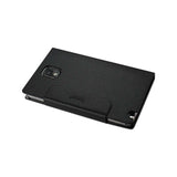 REIKO SAMSUNG GALAXY NOTE 3 SMART WINDOW FLIP FOLIO CASE IN BLACK