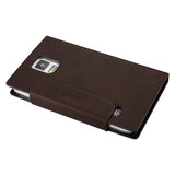 REIKO SAMSUNG GALAXY S5 SMART WINDOW FLIP FOLIO CASE IN BROWN