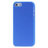 REIKO IPHONE SE/ 5 TWO PARTS RUBBERIZED SILICONE CASE IN BLUE